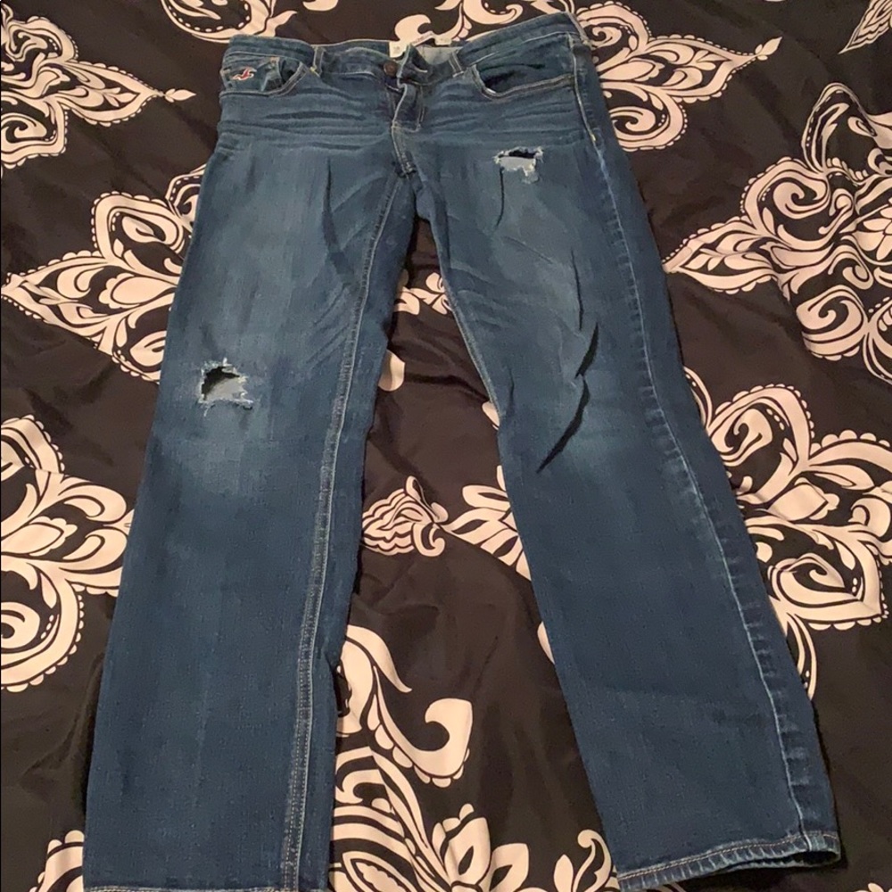 Hollister denim jeans dark wash